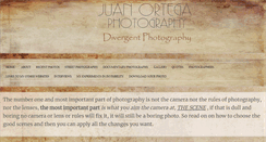 Desktop Screenshot of juanortegaphotography.com